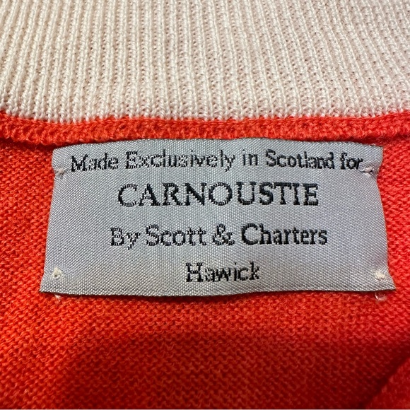 Scott & Charters of Hawick Merino Sweater Carnoustie Golf Links Pullover - Picture 5 of 15